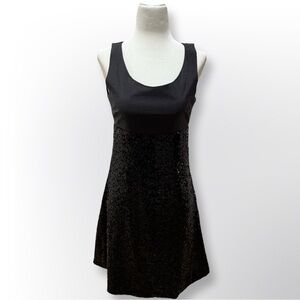 Black Sequin Mini Dress | Size XS